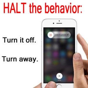 Halt the behavior copy
