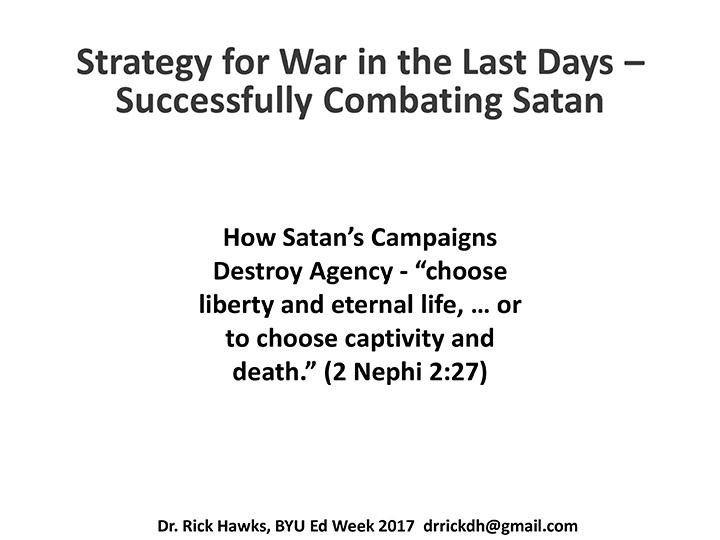 How Satan Campaign Destroy Agency